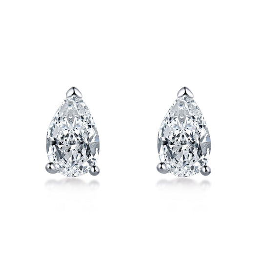 [Love More]Ornate Water Drop Shape Earrings